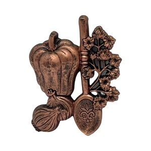 Vintage Copper Kitchen Wall Decor